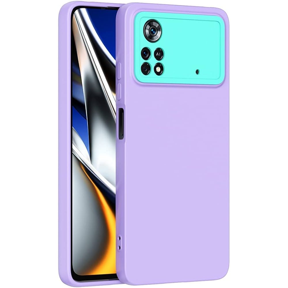 Capa E-familia Poco X4 Pro 5G Roxo Claro