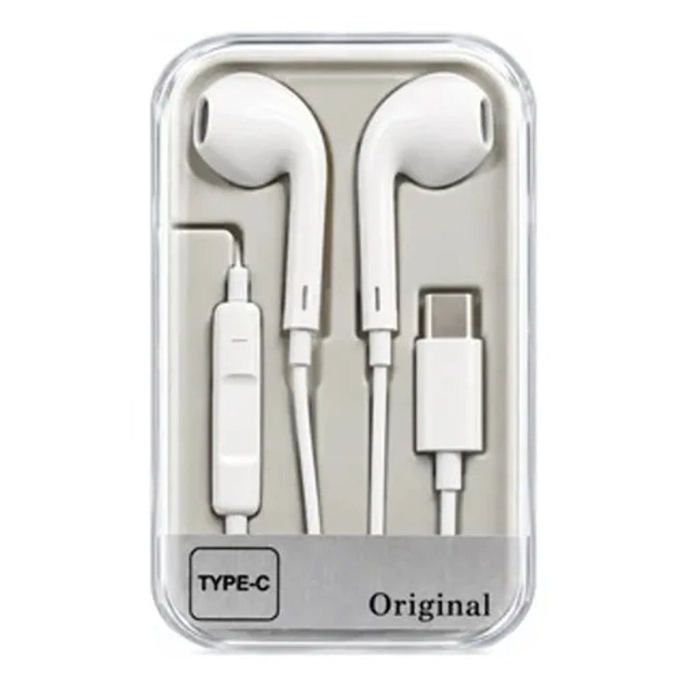 Fone de Ouvido USB-C Com Fio