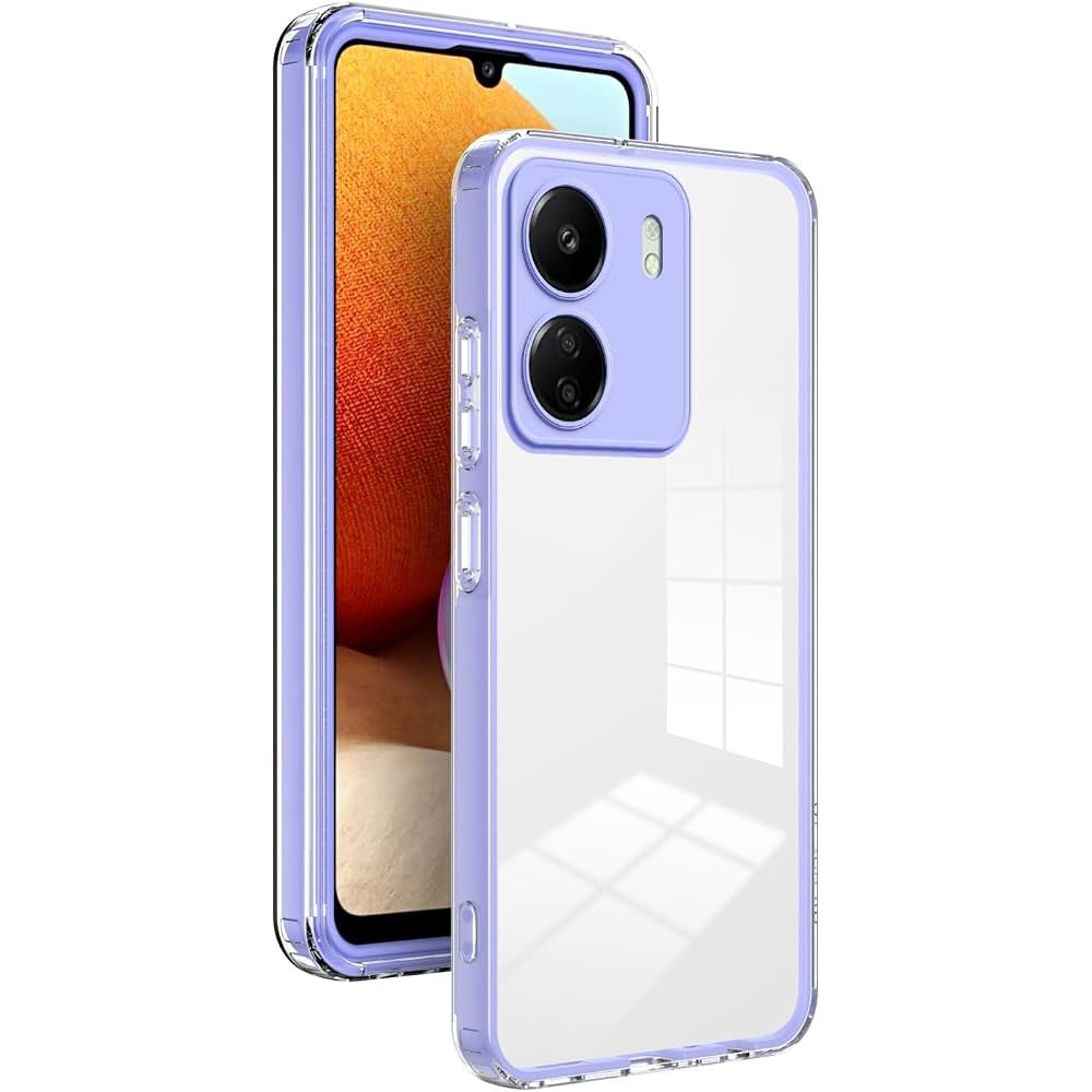 Capa HJC Redmi 13C Roxo Transparente