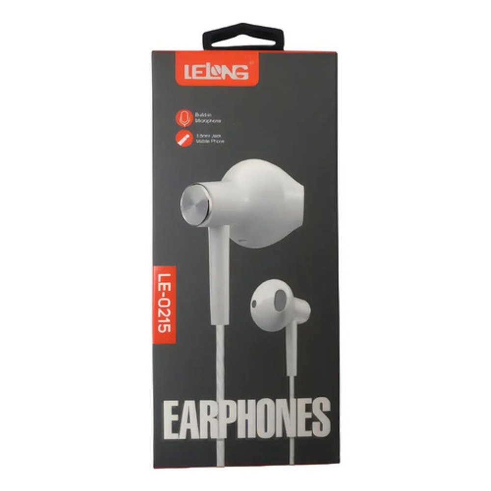 Fone de Ouvido com Fio Lelong LE-0215 P2 - Branco