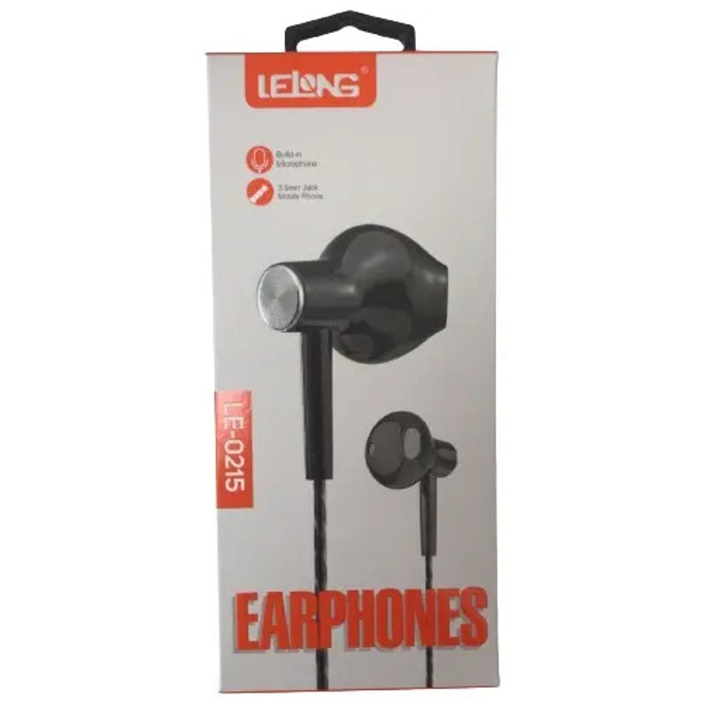 Fone de Ouvido com Fio Lelong LE-0215 P2 - Preto