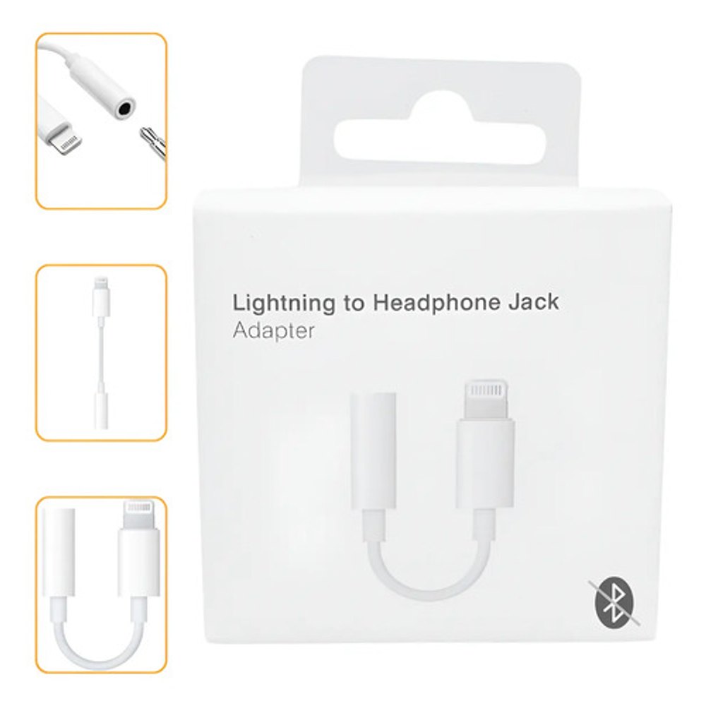 Adaptador Lightning para Fone P2 - Preto