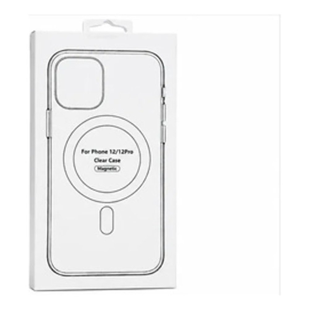 Capa Magnética Transparente para iPhone 12/12 Pro