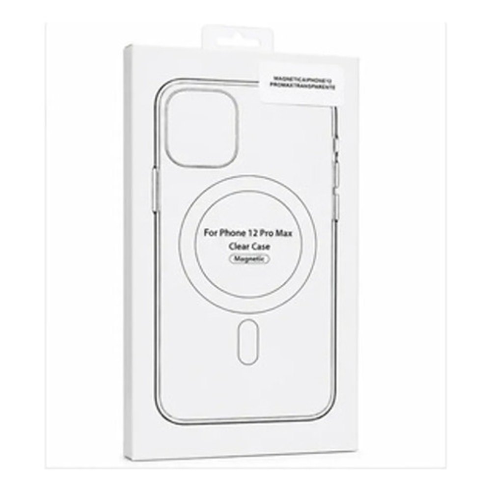 Capa Magnética Transparente para iPhone 12 Pro Max