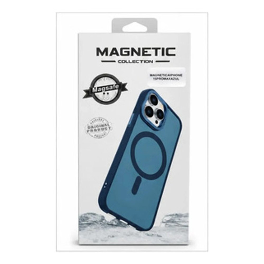 Capa Magnetica iPhone 15 Pro Max Azul