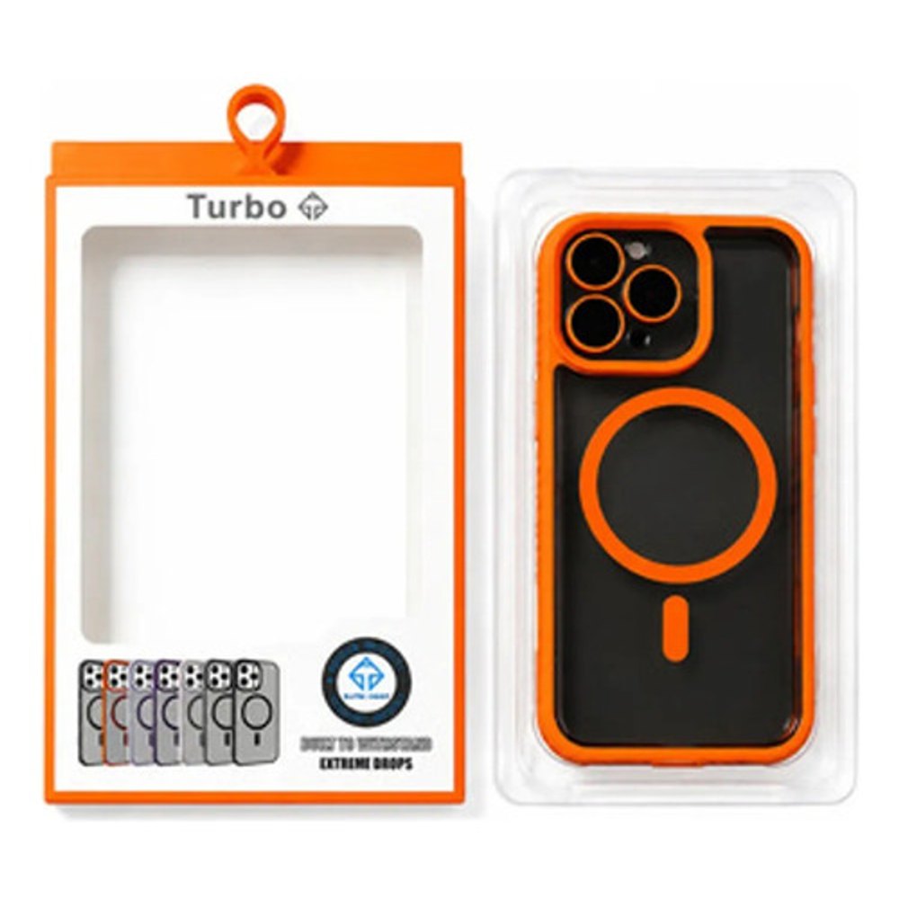 Capa Magnética Turbo iPhone 15 Pro Max Transparente