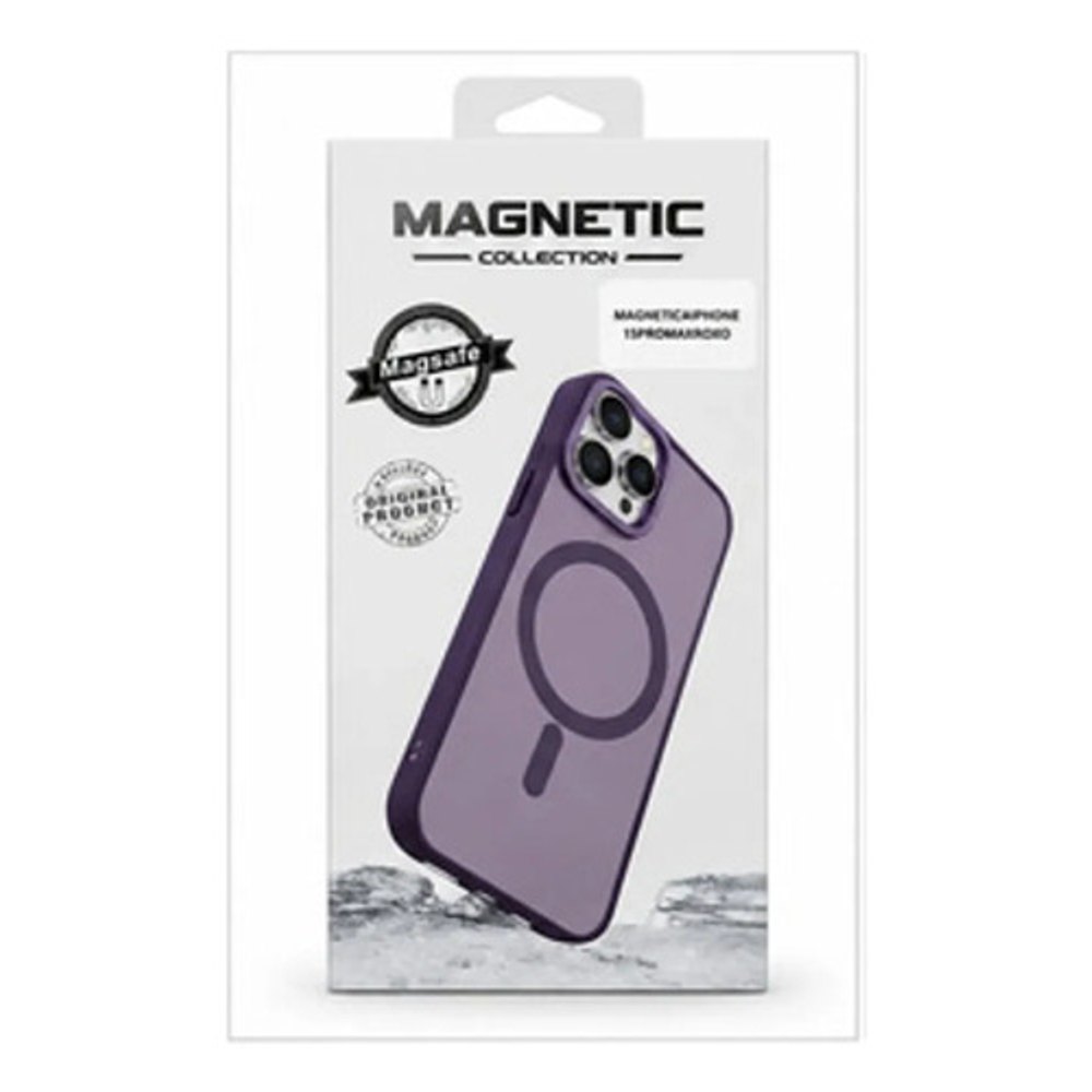 Capa Magnetica iPhone 15 Pro Max Roxo