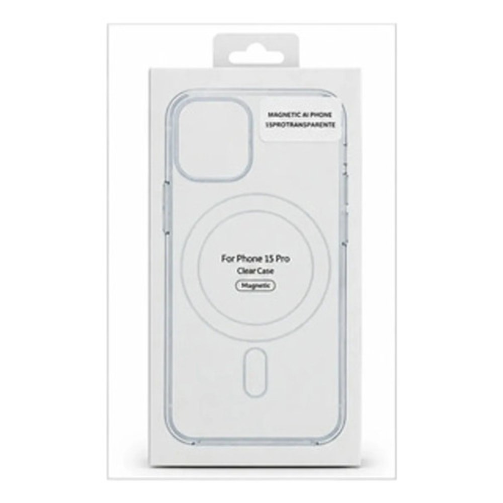 Capa Magnetica iPhone 15 Pro Transparente
