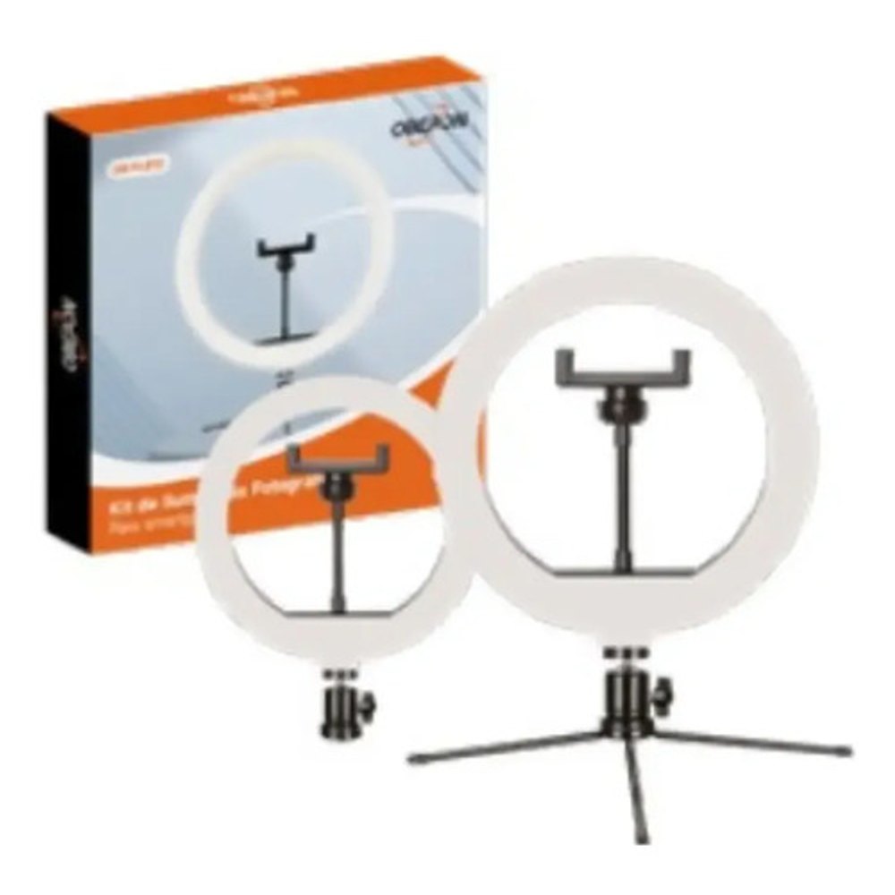 Ring Light Oberon OR-PL812 com Tripé