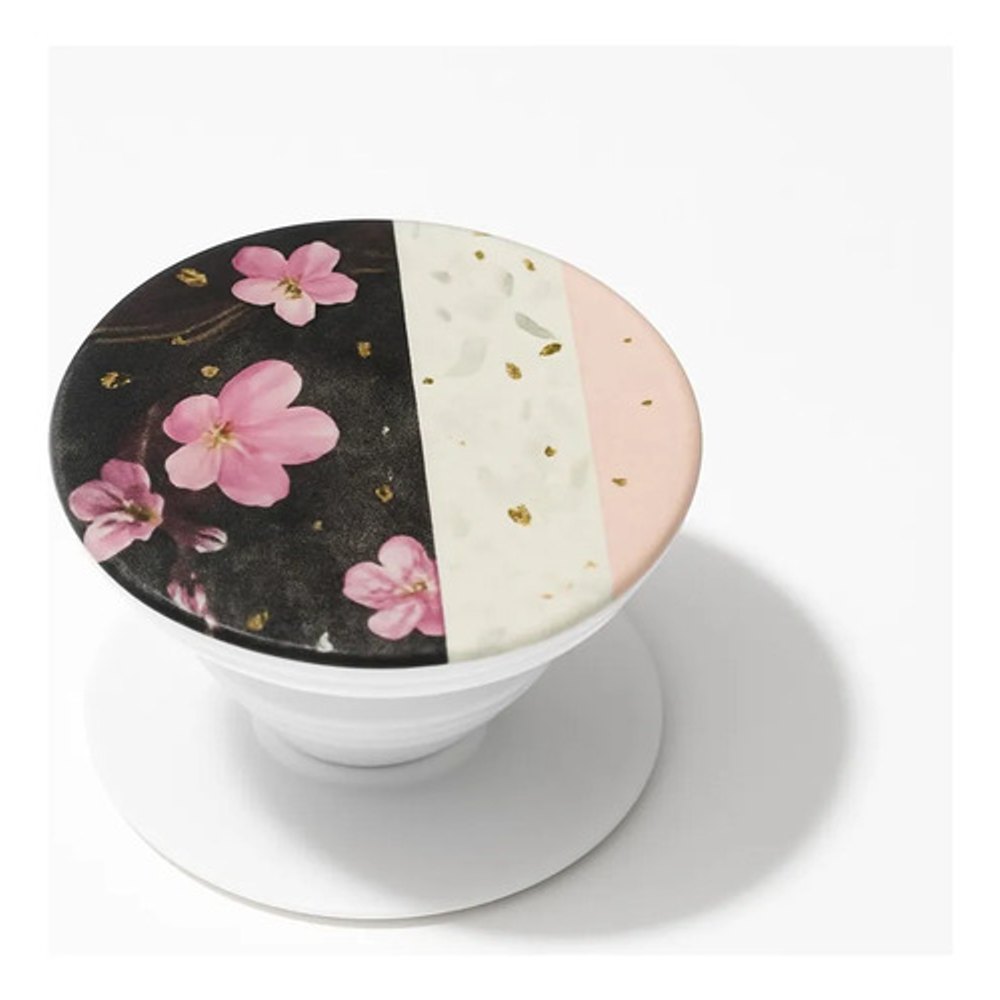 Pop Socket Floral Cerejeira Suporte Celular Retrátil