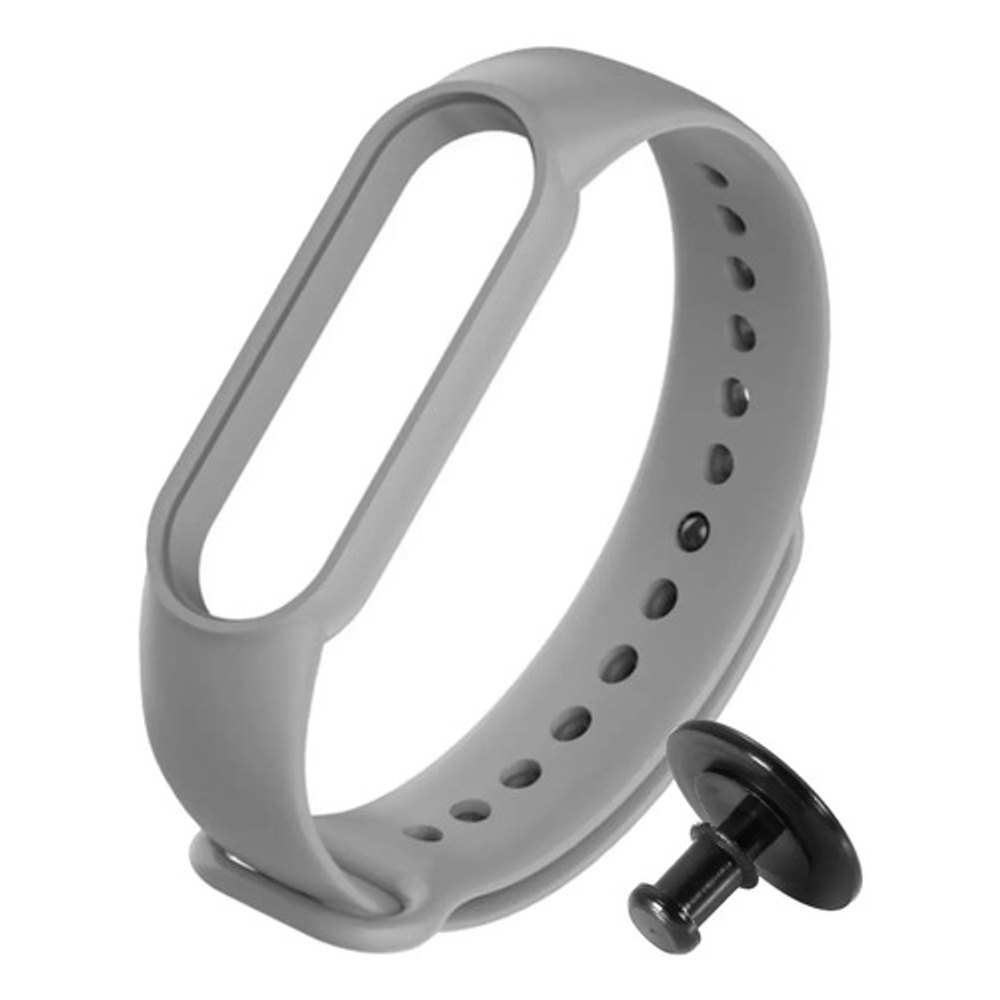 Pulseira Xiaomi Mi Band 5 Silicone Cinza