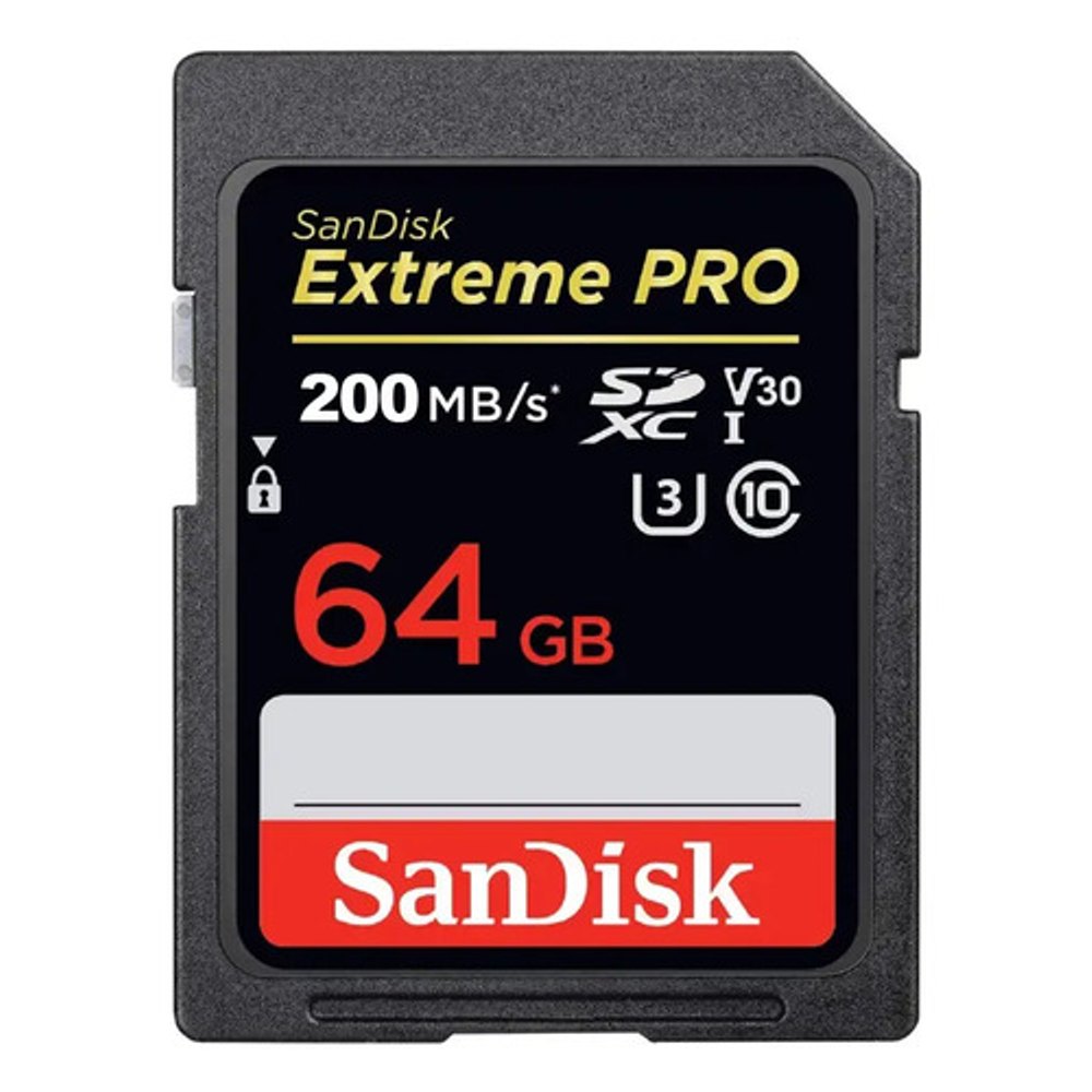 Cartão SD SanDisk Extreme Pro 64GB Preto