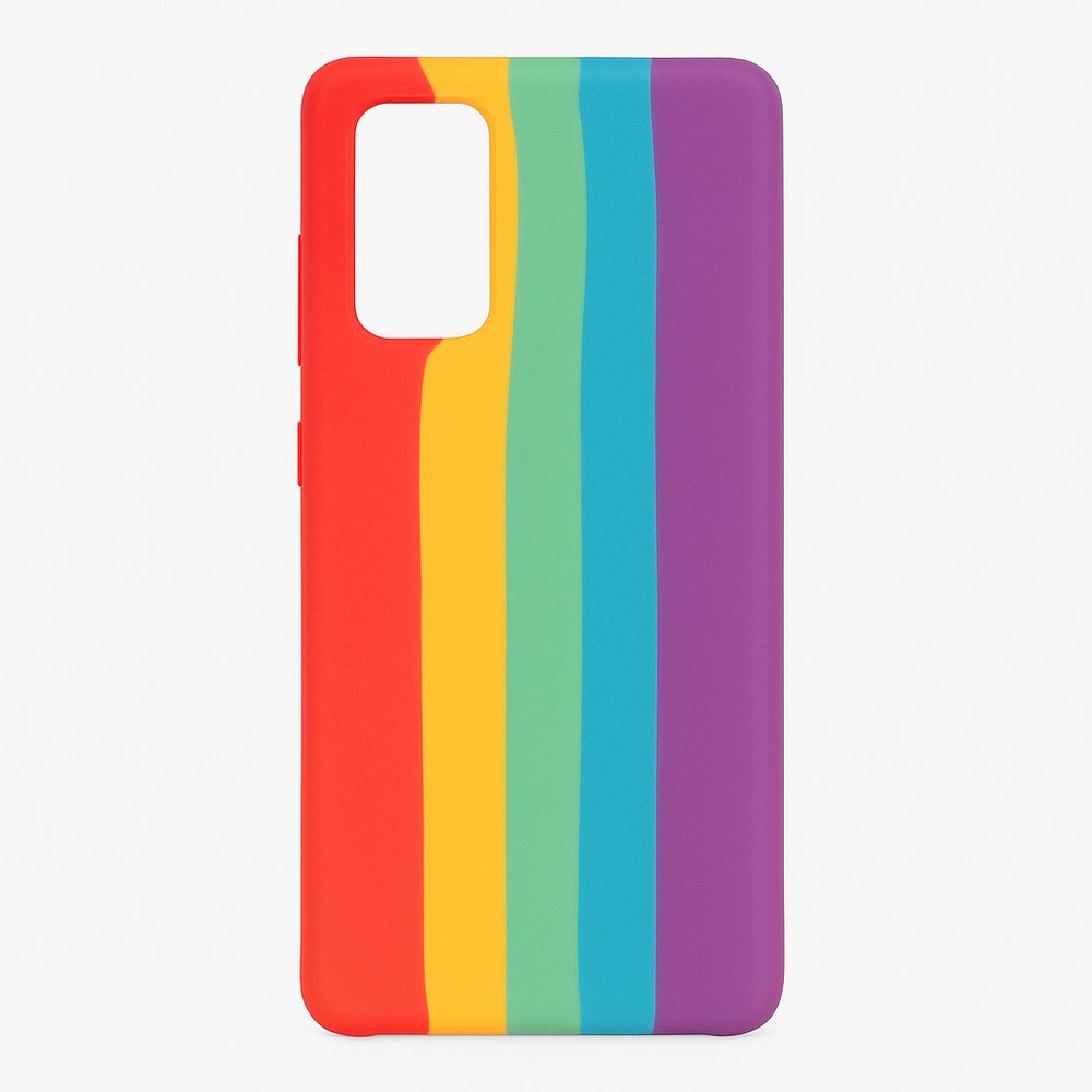 Capa Silicone Samsung Galaxy S20 FE Arco-iris