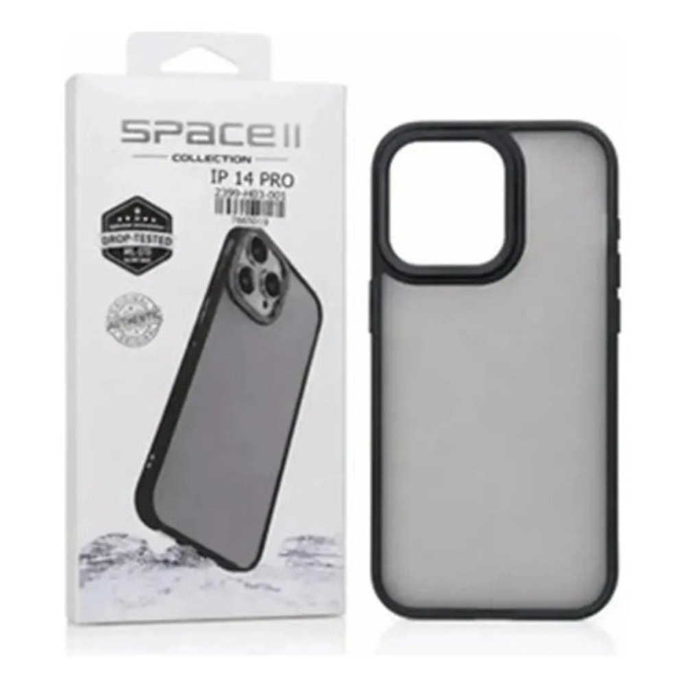 Capa Space Collection para iPhone 13 - Preto