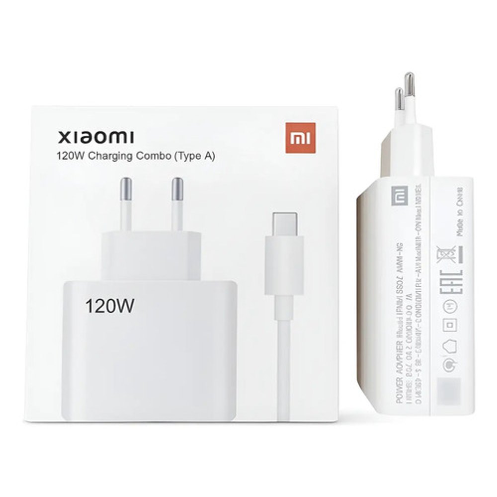 Carregador Turbo Xiaomi 120W Preto