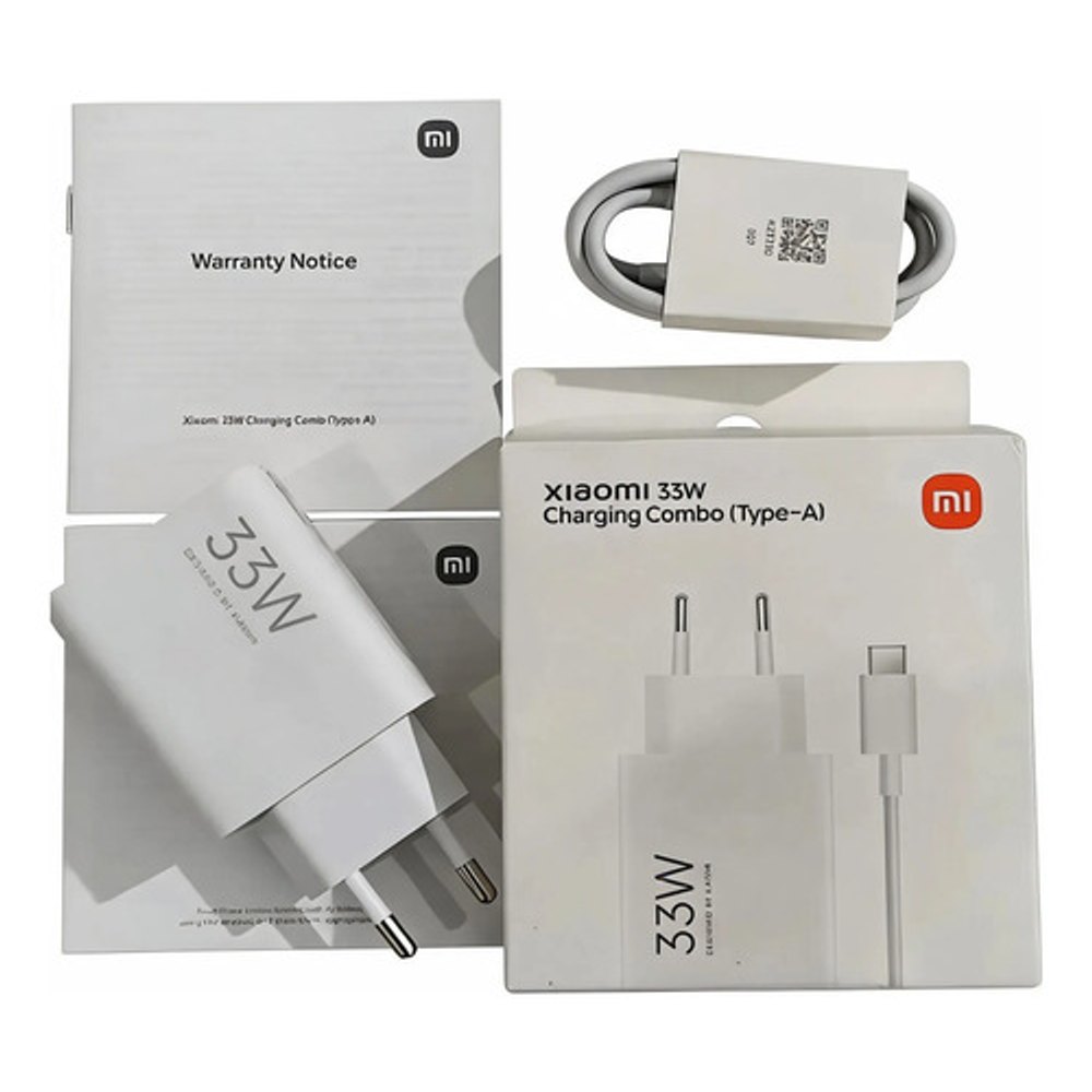 Carregador Xiaomi Turbo 33W Original Preto